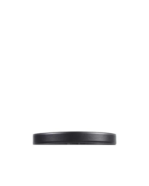 Versace White La Medusa Greca Buckle Belt for men