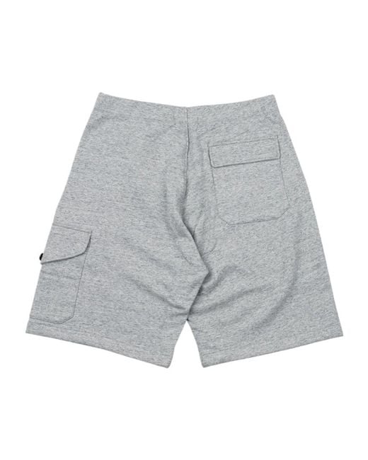 C P Company Gray Elastic-Waist Shorts for men