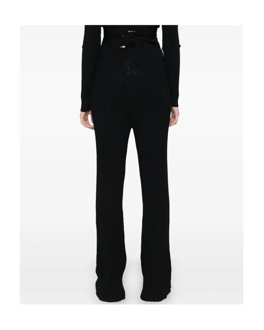 Twinset Black Flared Trousers