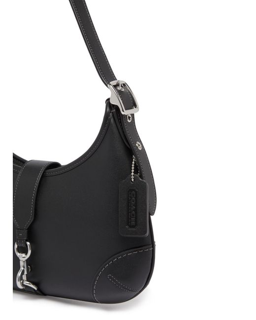 COACH Black Hampton Hobo Bag