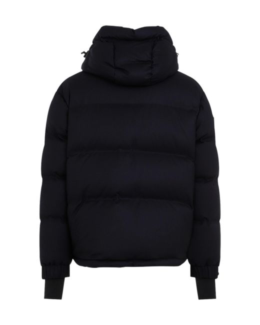 Moncler Blue Grenoble Krun Short Down Jacket for men