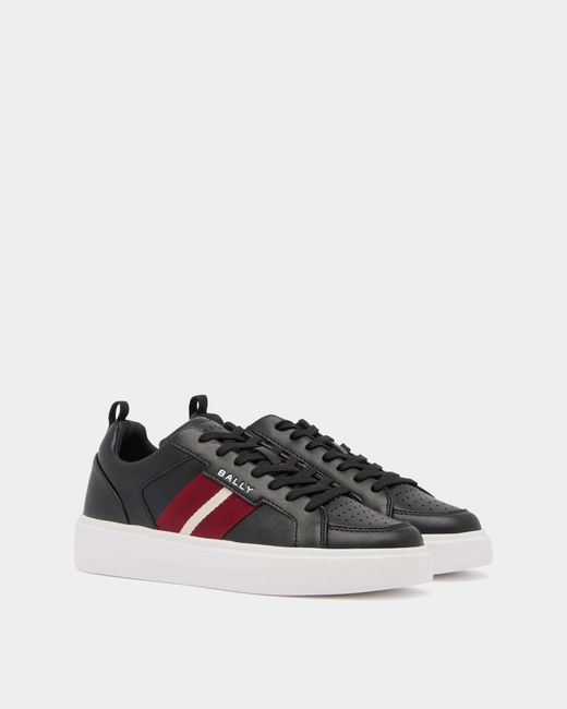 Bally Black Lace-Up Low-Top Casual Shoes