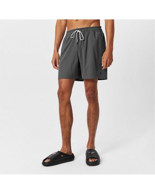 Polo Ralph Lauren Gray Traveller Swim Shorts for men