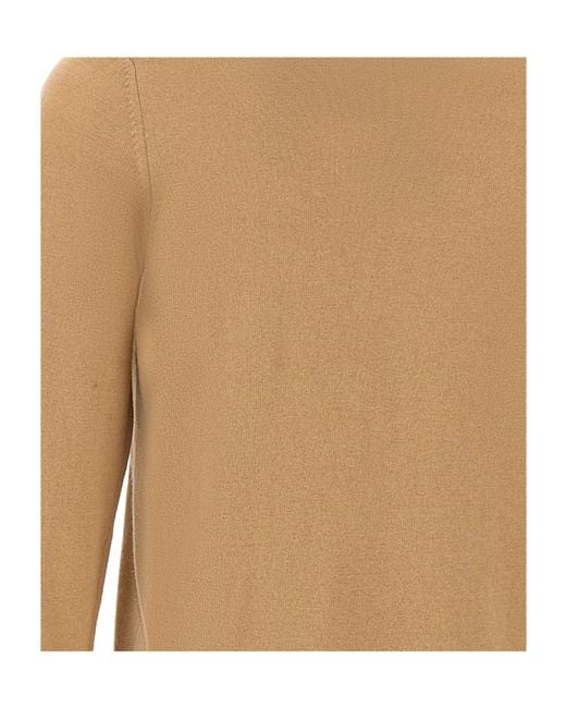 Kangra Cashmere White Kangra Crew Neck Knitted Sweater for men