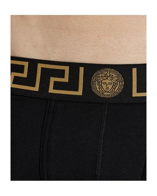 Versace Black Logo Boxer Briefs -Pack) for men