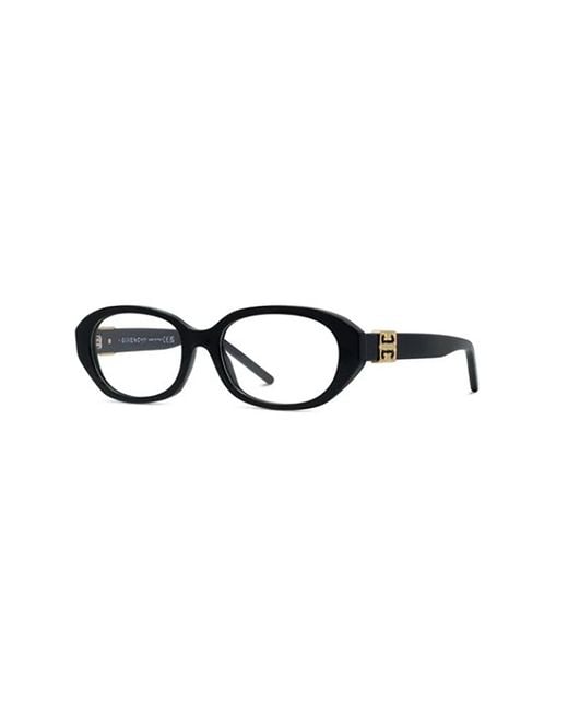 Givenchy White Eyewear Oval-Frame Glasses