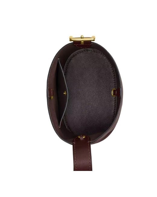 COACH Brown Bleecker Strap Calf Leather Tote Bag