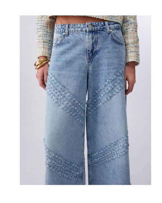 Liu Jo Blue Flare Embellished Jeans