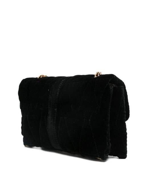 Versace Black Quilted Chain-Linked Shoulder Bag