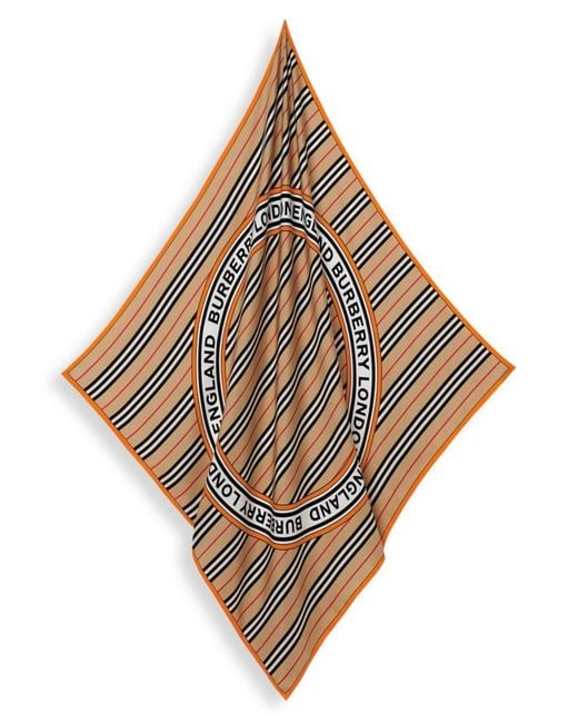 Burberry Multicolor Icon Stripe Logo Scarf for men