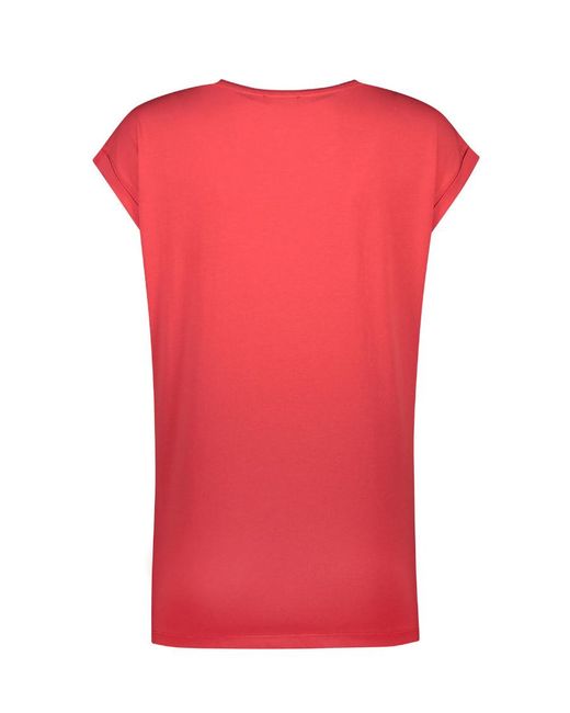 Emporio Armani Pink Short-Sleeved T-Shirt With Round Neck