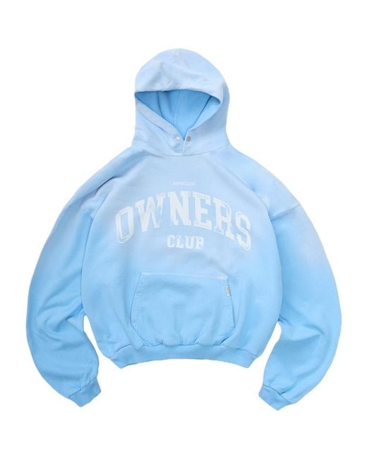 Represent Blue Owners Club Logo Hoodie for men