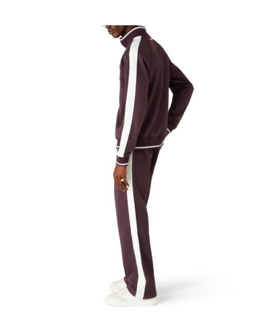 Casablanca Purple Logo Embroidered Patch Sweatpants for men