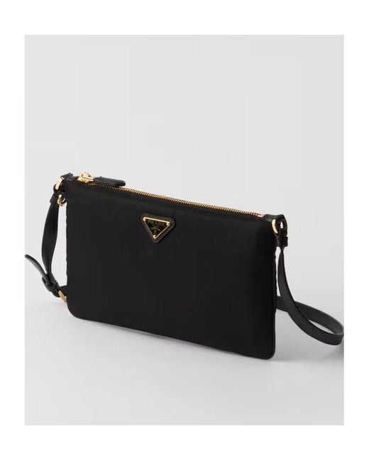 Prada Black Logo Shoulder Bag