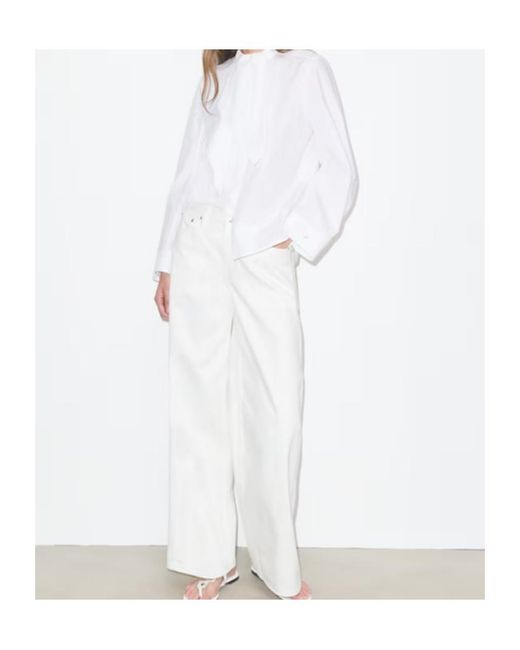 Tory Burch White Bow Detail Tunic Top