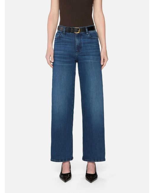 FRAME Blue Five-Pocket Jeans