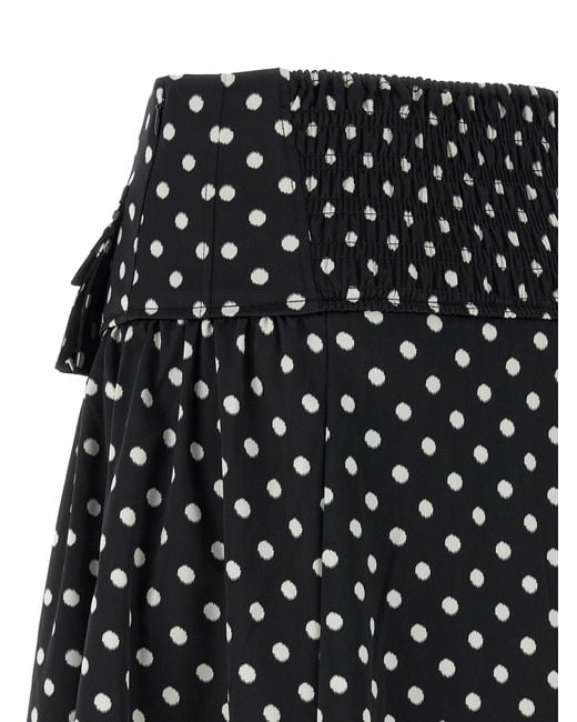 Ganni Black Skirt