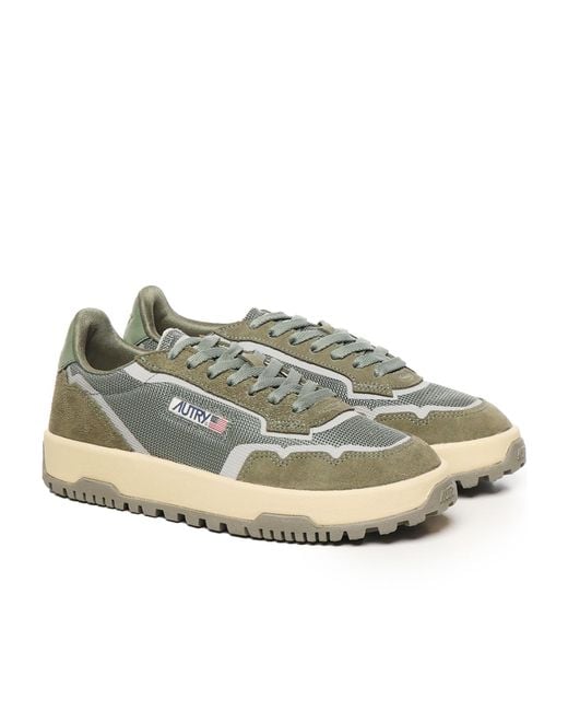 Autry Gray Wildpace Low Sneakers for men