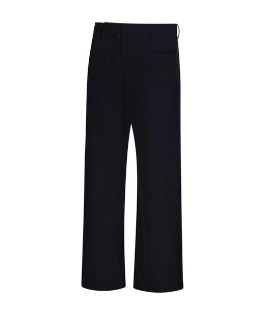 Max Mara Blue 'S Smmgela Wide Leg Pants