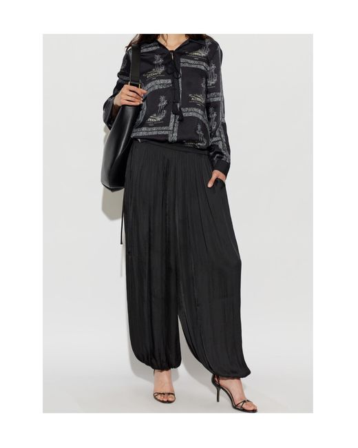AllSaints Black Lettie Shirt