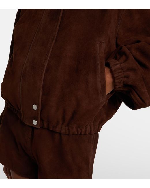 Nour Hammour Brown Pia Long-Sleeved Short Jacket