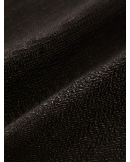 Studio Nicholson Black Belt Trousers