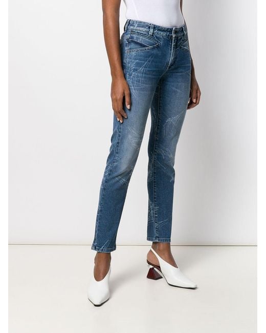 Givenchy Blue Logo Detail Jeans