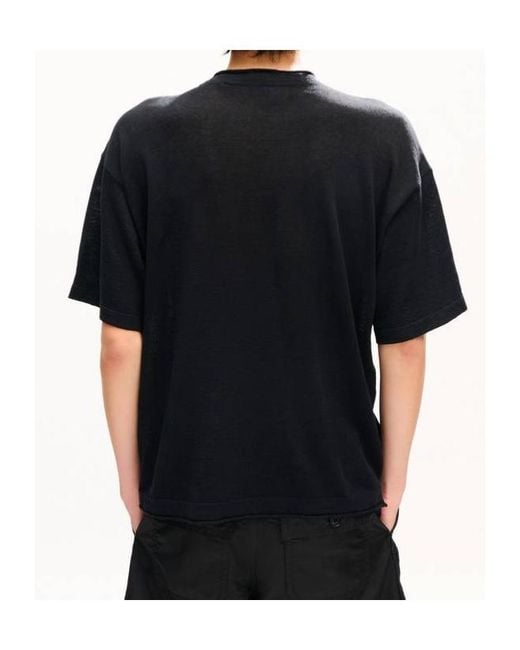 KENZO Black Signature' Embroidered Light T-Shirt for men