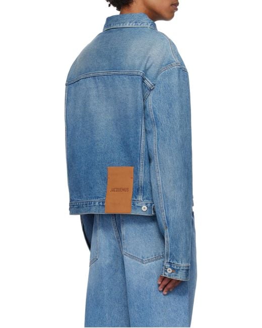 Jacquemus Blue Denim Jacket for men