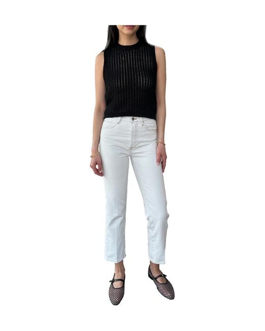 FRAME White Five-Pockets Jeans