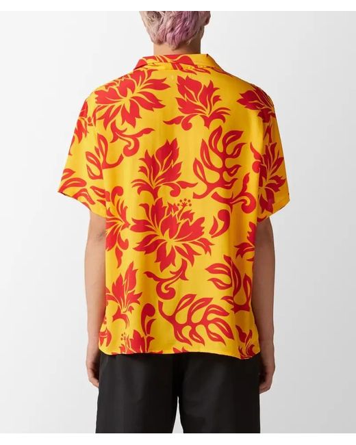 ERL Orange Short-Sleeved Shirt for men