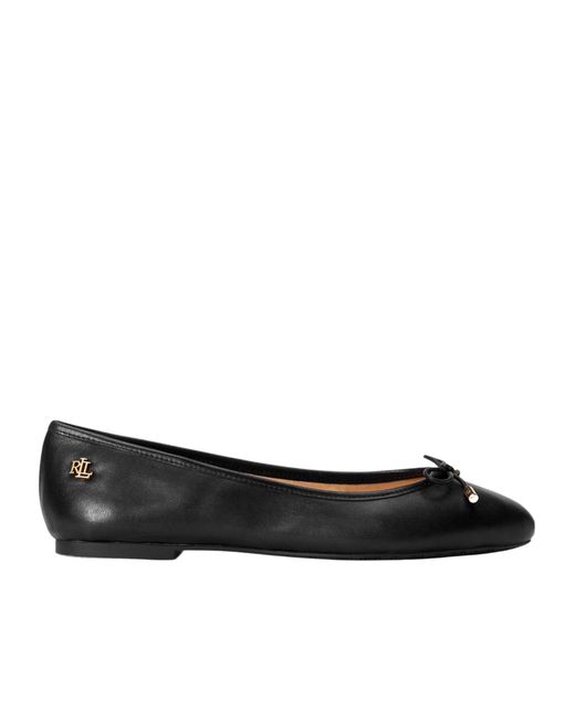 Ralph Lauren Black Ballet Flat