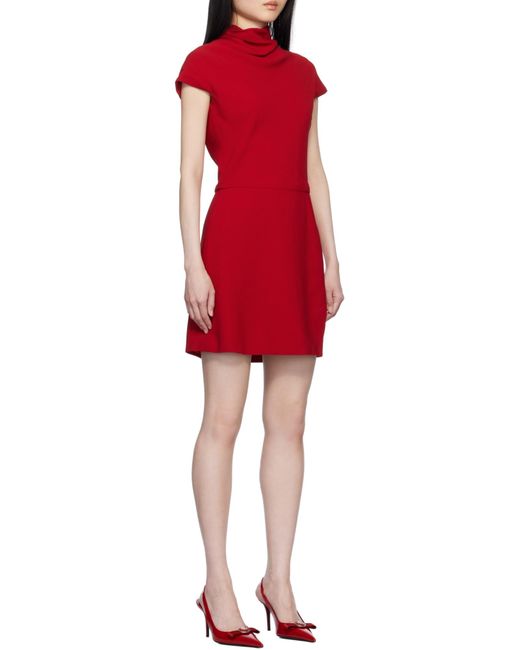 Versace Red Midi Dresses