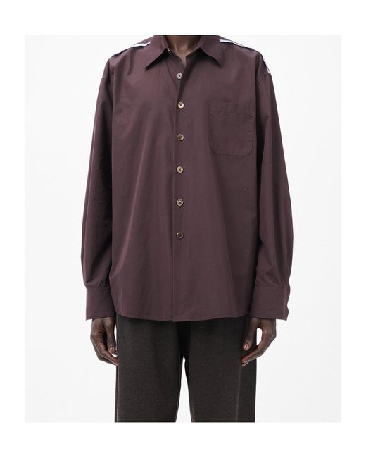 Our Legacy Brown Long Sleeve Shirt for men