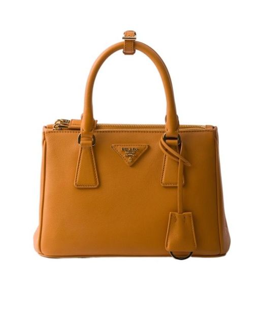 Prada Brown Galleria Small Leather Bag