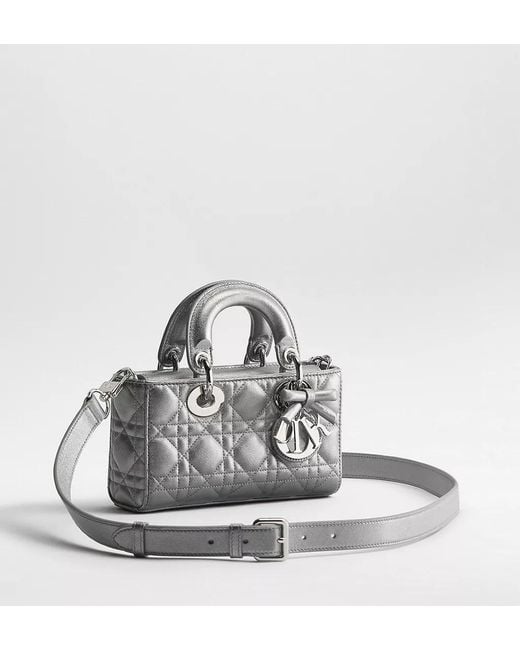 Dior White Mini Lady D-Joy Bag