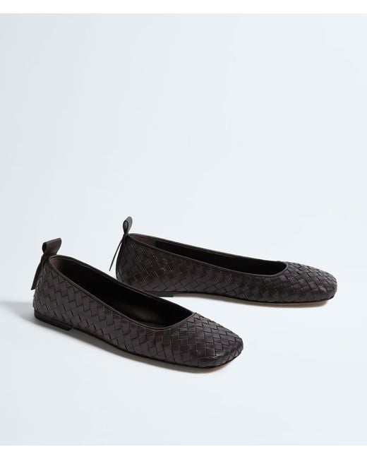 Bottega Veneta Black Charlotte Ballerina Shoes