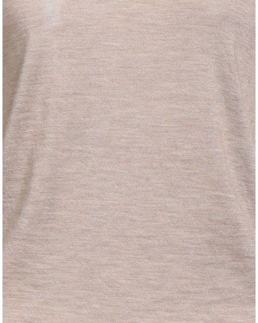 Brunello Cucinelli Pink Solid Color Jumpers