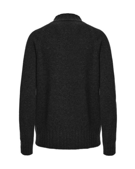 Malo Black Zip Raglan Bomber