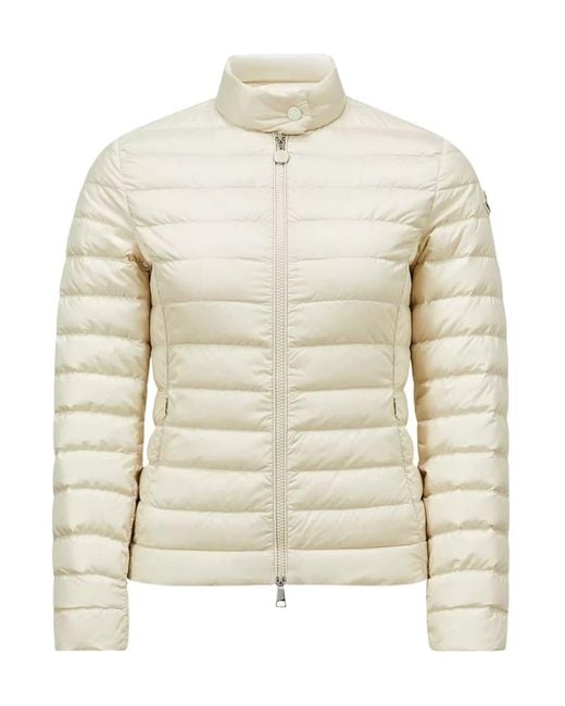 Moncler Natural Igelle Zip-Up Padded Jacket