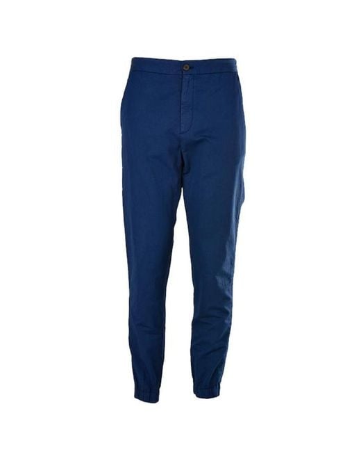 Zegna Blue Straight Casual Pants for men