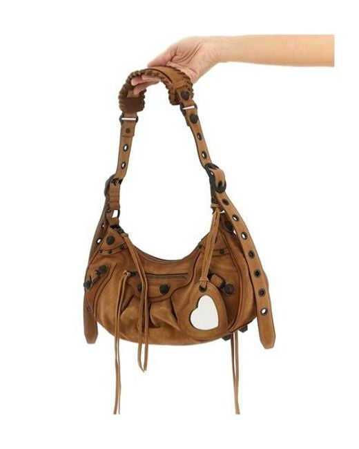 Balenciaga Brown Le Cagole Shoulder Bag