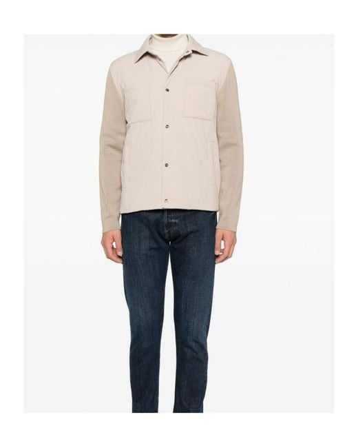 Herno Natural Pocket Panelled Jacket for men