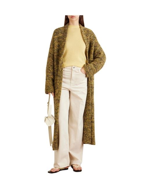 The Elder Statesman Natural Loose Casual Knit Sweater
