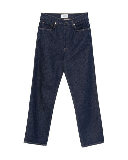 Agolde Blue Belt Loop Jeans