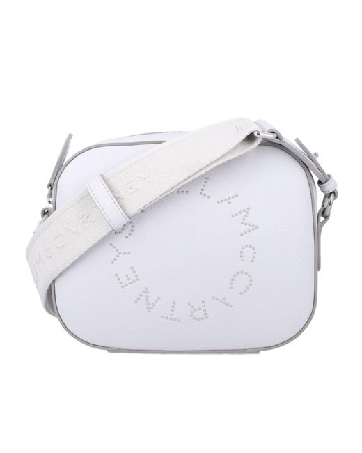 Stella McCartney Blue Logo Camera Crossbody Bag