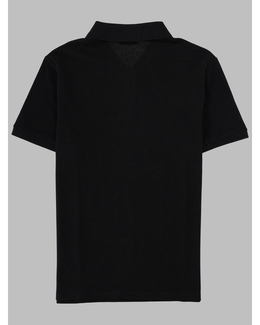 Balmain Black Classic Short-Sleeve Polo Shirt for men