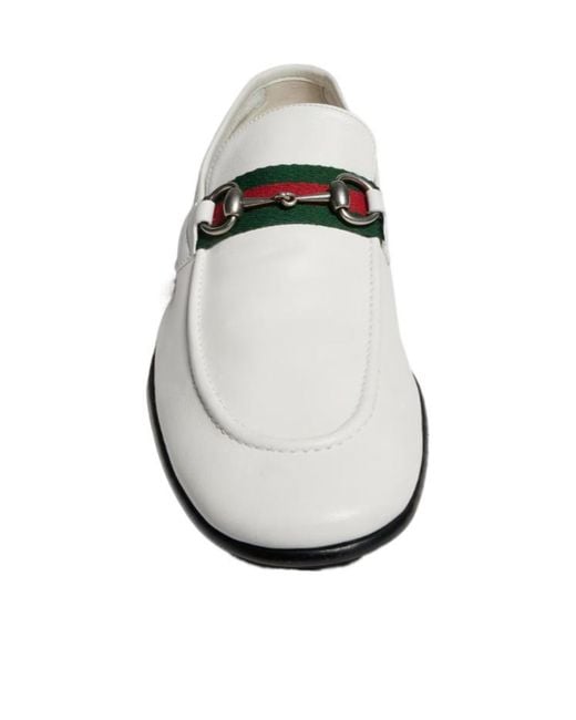 Gucci White Como Loafer for men
