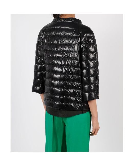 Herno Black Padded Coat