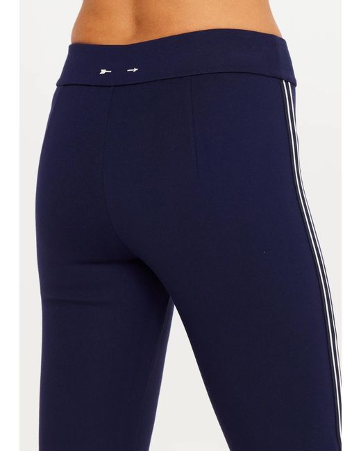 The Upside Blue Joyela Side-Stripe Trousers